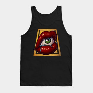 Red Lip Service Tank Top